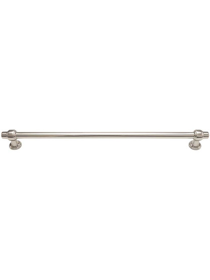 Bronte Cabinet Pull 11 5/16 inch Center-to-Center in Polished Nickel.